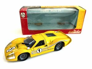 1/43 popular rare goods Ford Mark 4 Le Mans yellow 