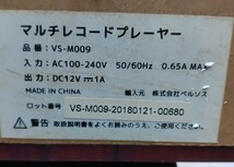 中古SOUND JACK　マルチレコードプレーヤー VS-M009　レコードプレイヤー 動作確認済み　付属品あり_画像6