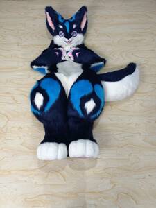  новый продукт ke моно костюм мульт-героя fursuit полный костюм костюмированная игра мех костюм мягкая игрушка a тигр k костюм маска kigurumi