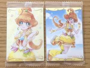 プリキュア カードウエハース キュアパパイア 一之瀬みのり 2枚セット 【 新品 未開封 】 トロピカル～ジュ！プリキュア ウエハース カード