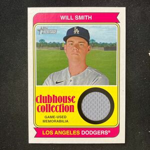 2023 Topps Heritage Will Smith Relic