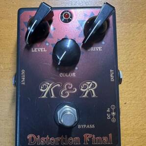 最終価格★日本製ハンドメイド★K&R Distortion Final★usedの画像1