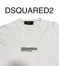 22SS★DSQUARED2★L★ロゴプリント★ロングTシャツ★ホワイト★国内正規品★ディースクエアード_画像2