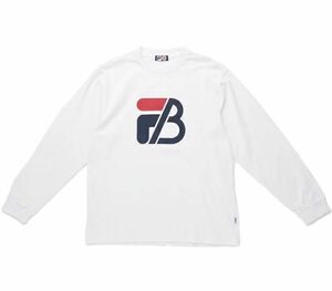 新品！ FILA x BE:FIRST コラボ ロングTシャツ 白 Lサイズ fb0778 フィラ