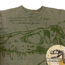 00's JURASSIC PARKⅢ ジュラシックパーク３ 半袖Tシャツ ミリタリーグリーン 緑 メキシコ製 レディース M ヴィンテージ vintag 送料無料_画像3