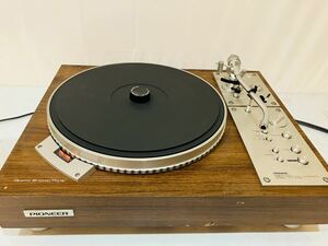 12e14 必見 ! Pioneer パイオニア ターンテーブル レコードプレーヤー XL-A700 カバー欠損 中古品 通電確認済み 動作未確認 ジャンク扱い !