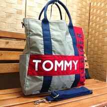 【未使用品】TOMMY HILFIGER トミーヒルフィガー 2WAY ショルダーバッグ トートバッグ かばん メンズ_画像1