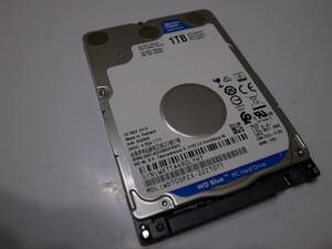 送料込み！ WD Blue　使用時間　10247時間　WD10SPZX-22Z10T1 SATA ///2.5インチ 1TB HDD 7mm 正常品　