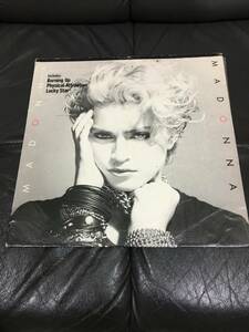 ★1982年★輸入盤LP★ MADONNA　マドンナ「 Burning Up/バーニング アップ他」WBレコード（手前ベッド奥保管）