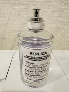 【KJ-2193SK】1円～ メゾン マルジェラ Maison Margiela 香水 レプリカ レイジーサンデーモーニング 100ml EDT 残量8割 中古