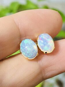  opal opal earrings K18