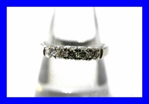 ○新品同様 プラチナ Pt900 ダイヤ 0.35ct 指輪 リング 4.2g RDP9