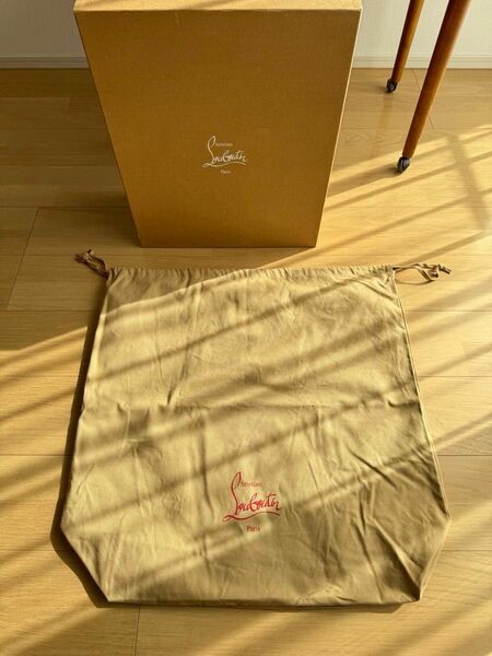 【大】Christian Louboutin クリスチャンルブタン 空箱と保存袋（布袋）