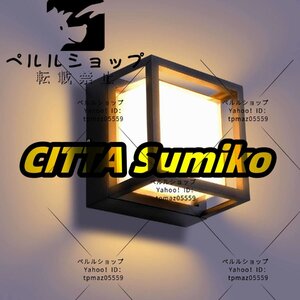 LED ポーチライト 玄関ライト ブラケットライト 門柱灯 防水防雨 IP65 玄関照明 18W（ウォームホワイト）