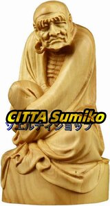 新入荷☆小葉ツゲの木彫り木彫仏像彫刻装飾品