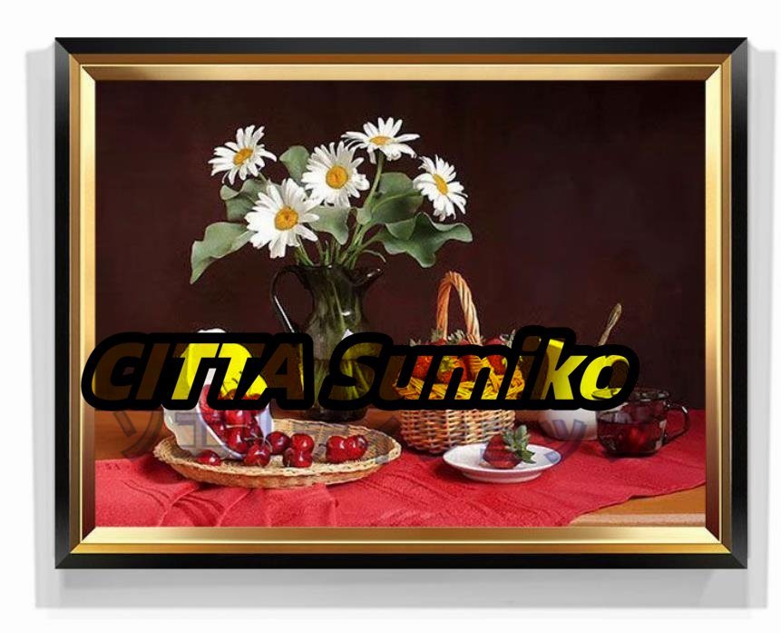 Super popular★ Beautiful item Flowers Oil painting 60*40cm, Painting, Oil painting, Nature, Landscape painting