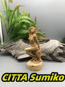 美女 女神 裸婦像 木工細工 稀少珍品 彫刻工芸品 飾り置物