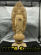 阿弥陀如来 彫刻 立像 仏像 佛像 置物 美術工芸品 仏教美術◆ 阿弥陀如来像 現生安穏 極楽往生 仏教美術 美術品_画像6