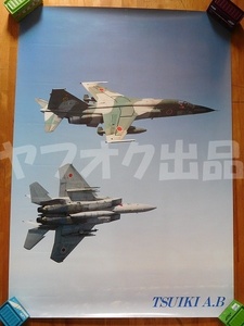 ポスター 航空自衛隊 築城基地 F-1 F-15 戦闘機 B1サイズ 空自