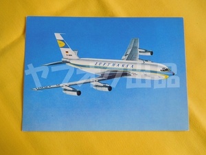 ルフトハンザ航空 B720B ポストカード 絵はがき 絵葉書 Postcard エアライングッズ 飛行機 航空