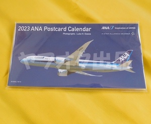 [送料込] ANA 【ポストカードタイプ】 カレンダー 2023年 絵はがき 絵葉書 Postcard 飛行機 航空