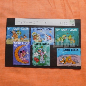 ディズニー切手 6枚 Disney 昭和 記念切手 ミッキーマウス