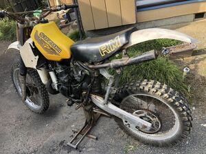 希少車 SUZUKI ＲＭ２５０ １９８２年 ビンテージモトクロッサー レーサー エンジン実働 整備前提