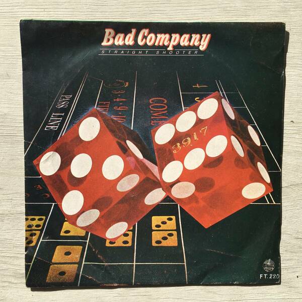 BAD COMPANY STRAIGHT SHOOTER　タイ盤　THAILAND