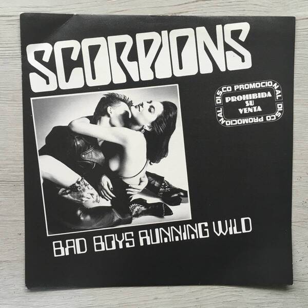 SCORPIONS BAD BOYS RUNNING WILD スペイン盤　PROMO