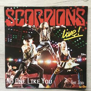 SCORPIONS NO ONE LIKE YOU ドイツ盤　インフォメーションシート