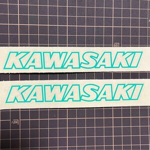 KAWASAKI マスキングシート 2枚セット　　　　　　　転写シート有　旧車　塗装　 カワサキ　苗字 ステッカー