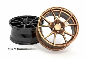 【鍛造】FACE WHEELS　FW115　FORGED 1PCホイール20インチ9.0/9.5/10.0/10.5/11.0/11.5/12.0/12.5J