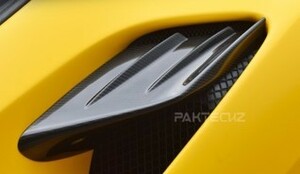 【正規品】Paktechz パクテクツ フェラーリ F8 Tributo エアインテーク　サイド　カーボン　エア　インテーク　トリム　ダクト　空気