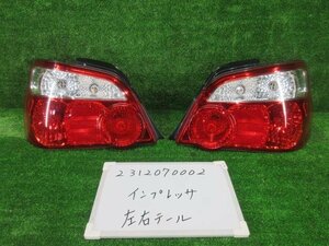 インプレッサ GH-GDB テールランプ 左右セット 220-20797 WRXSTI 4WD E型 涙目 307254