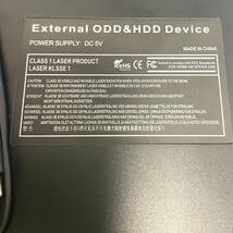外部 DVD ドライブ、タイプ C USB3.0 デュアル インターフェイス外部 デスクトップ用 リライター スリム ポータブル ディスク ブラック_画像10