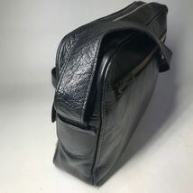 1円 CELINE セリーヌ ショルダーバッグ レザー バッグ かばん 馬車ロゴ_画像2