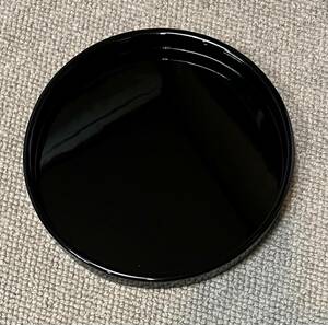 【在庫処分】【500円～】越前漆器■越前塗　丸盆　お盆　会席膳　８寸　黒溜■天然木・本漆■【新品】