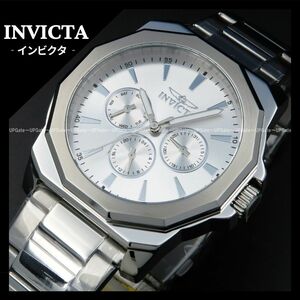 オールシルバー★上品デザイン INVICTA Speedway 46843　インビクタ　スピードウェイ