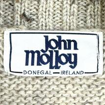 即決★サイズL位★John Molloy★アイルランド製 タートルネック ニットセーター プルオーバー ジョンモロイ メンズ T2562 古着公園_画像6