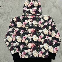 激レア　13ss Supreme Power Corruption Lies Pullover Hooded Sweatshirt パーカー　スウェット　XL 花柄　classic Logo 総柄　Box motion_画像1