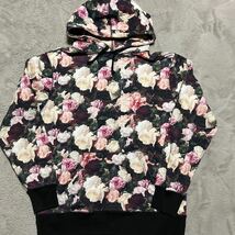 激レア　13ss Supreme Power Corruption Lies Pullover Hooded Sweatshirt パーカー　スウェット　XL 花柄　classic Logo 総柄　Box motion_画像3