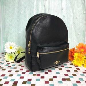 COACH Coach rucksack new goods black simple 