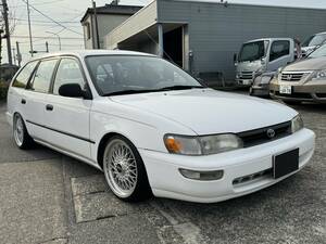 美車 1995年 USトヨタ カローラワゴン 車高調 BBS 車検令和7年7月 実走行90800マイル AC.PS.PW付き 機関好調 usdm 北米