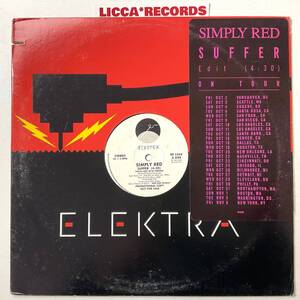 *12” レコード Simply Red Suffer Edit US 1987 ORIGINAL PROMO ED5268 Not For Sale プロモ盤 非売品 LICCA*RECORDS 421 何枚でも同送料