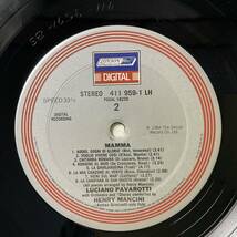*LP レコード Luciano Pavarotti / Henry Mancini Mamma UK 1984 ORIGINAL Decca 4119591 美盤 LICCA*RECORDS 425 何枚でも同送料_画像8
