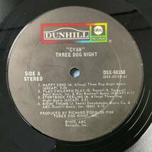 *LP レコード Three Dog Night Cyan US 1973 ORIGINAL Dunhill DSX50158 Santa Maria Pressing w/INNER LICCA*RECORDS 425 何枚でも同送料_画像6