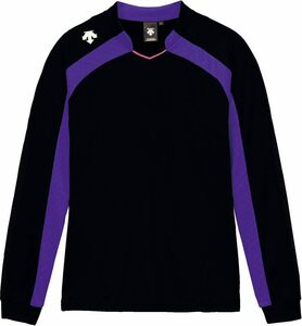 [ Descente ] volleyball long sleeve game shirt . sweat speed .DSS-4116W lady's black Japan S ( Japan size S corresponding ) G070
