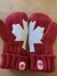 未使用:バンクーバー オリンピック 手袋 ミトン 子供 用