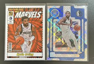 最新 2023-24 Donruss NBA Kyrie Irving Mavericks Net Marvels Press Proof #6 Hardwood Masters Diamond #12 2種