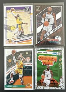 最新 2023-24 Donruss NBA LeBron James Lakers Base #2 Insert Crunch Time Press Proof #2 Retro Series #13 Zero Gravity #9 全4種